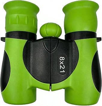 8x21mm Kids Binoculars Compact High Resolution HD Shockproof Binoculars Gift for Boys Girls Travel Hiking Camping binoculaire Deep Grey