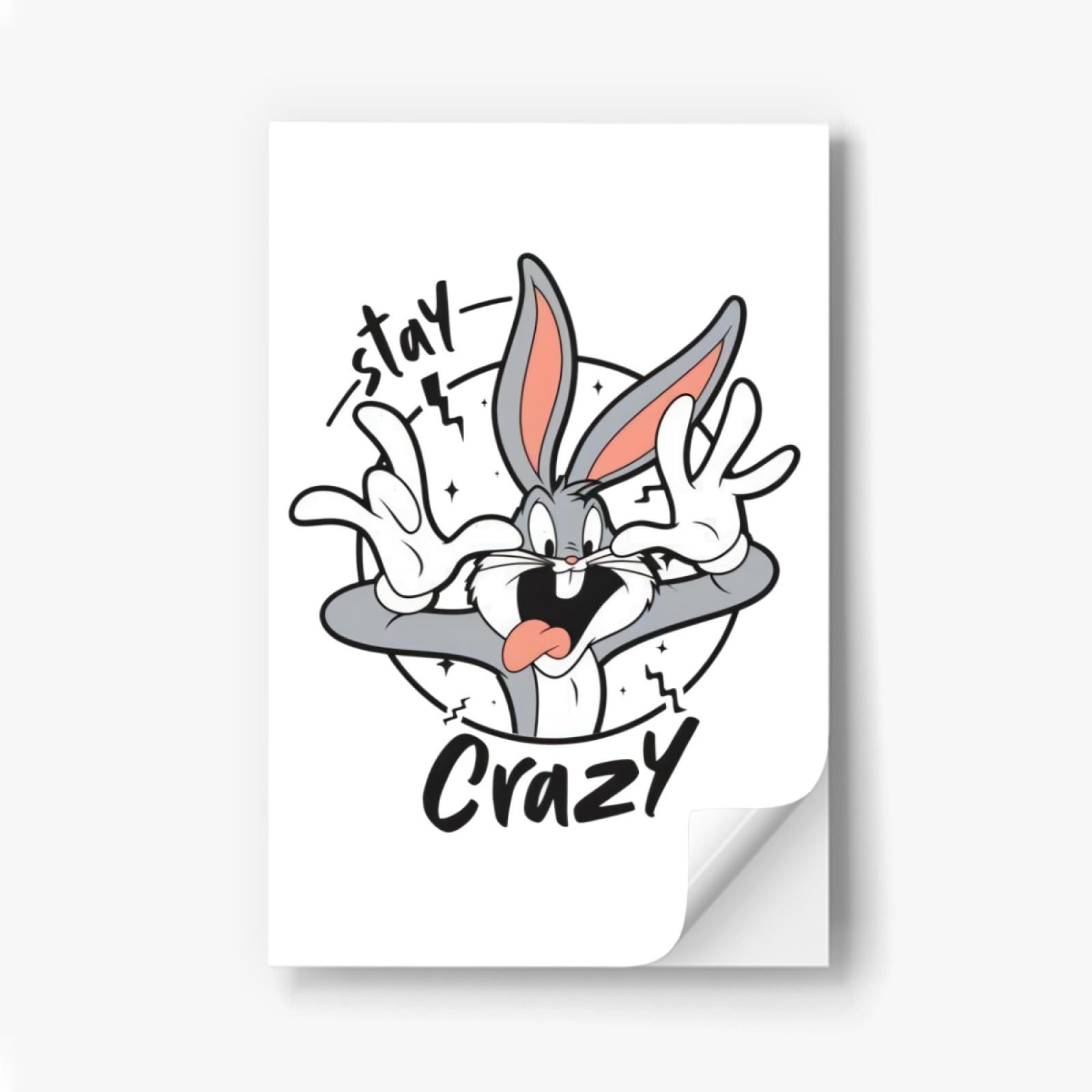 Amazon｜ウォールステッカー バッグス・バニー シール式ステッカー