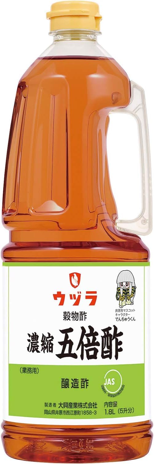 大興産業 ウヅラ酢 濃縮五倍酢 1.8L