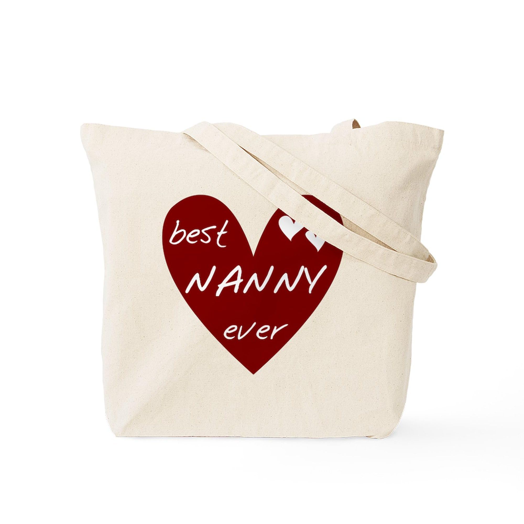 CafePress "What Happens At Nanny's..." Tote Bag - Natural Canvas Reusable Shopping Bag, Two Sizes - View #2