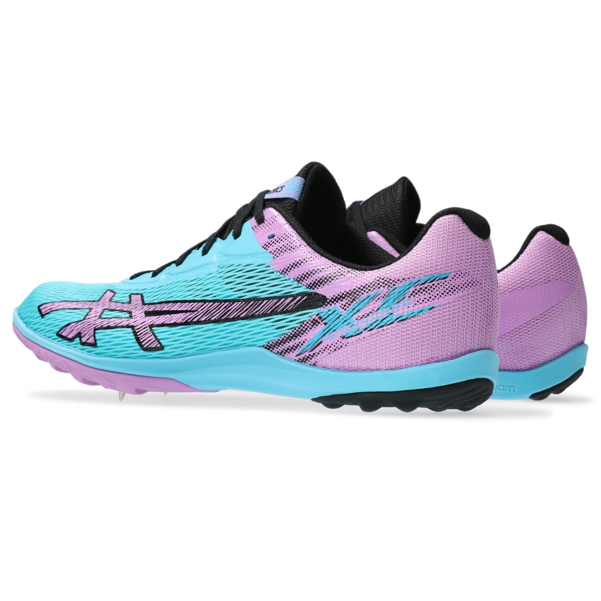 ASICS Unisex Resurgence XC Track & Field Shoes, 9, Aqua 