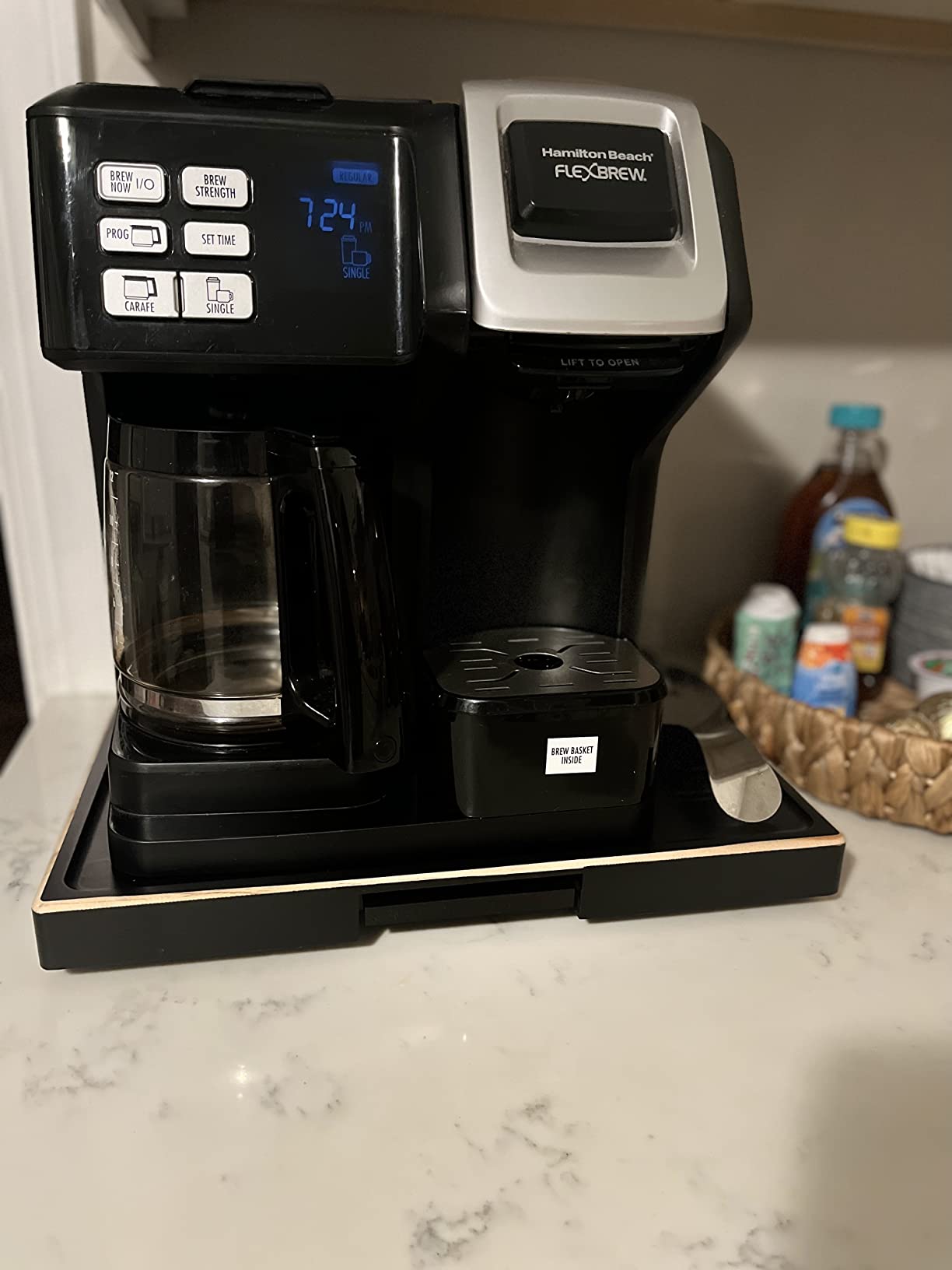 9/mo Finance ANBOXIT Appliance Slider, Wooden Sliding Tray for