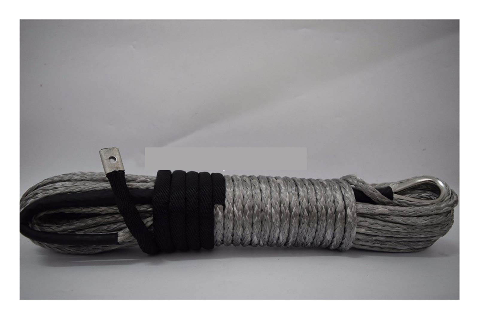 Winch Rope, 8mm*30m Grey 4x4 SUV Off-Road Synthetic Winch Cable,ATV Line,Spectra Rope,Replacement
