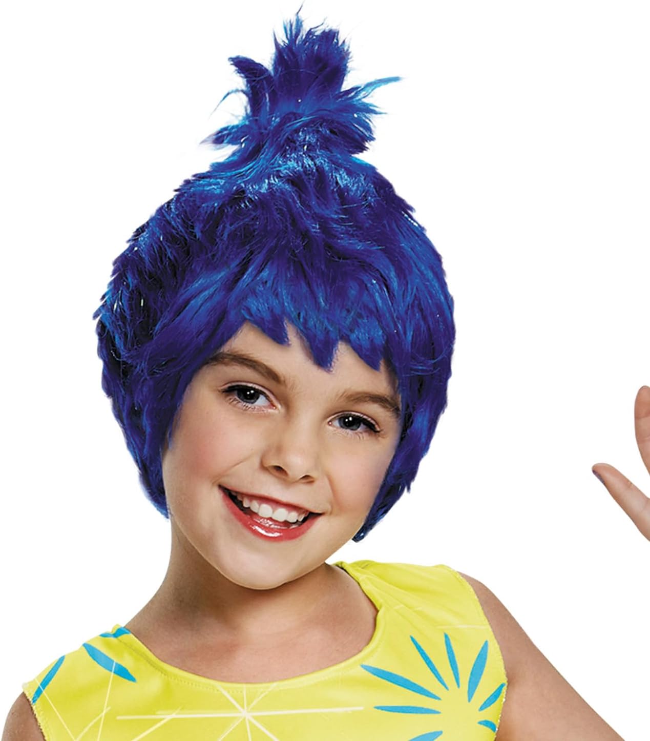Inside Out Joy Costume for Kids, Official Disney Pixar Inside Out Classic Girls Costume, Child Size (4-6x)