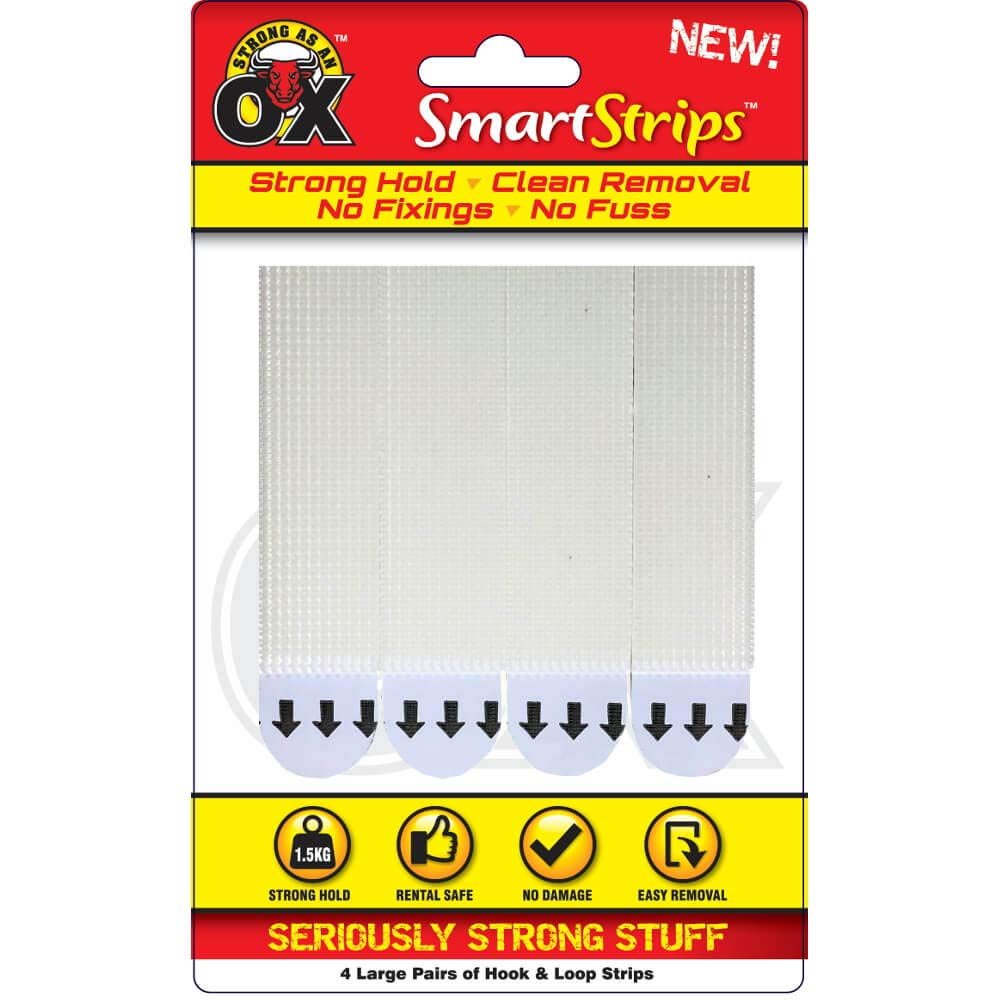Strong as an Ox Smart Strips 4 Pairs Large