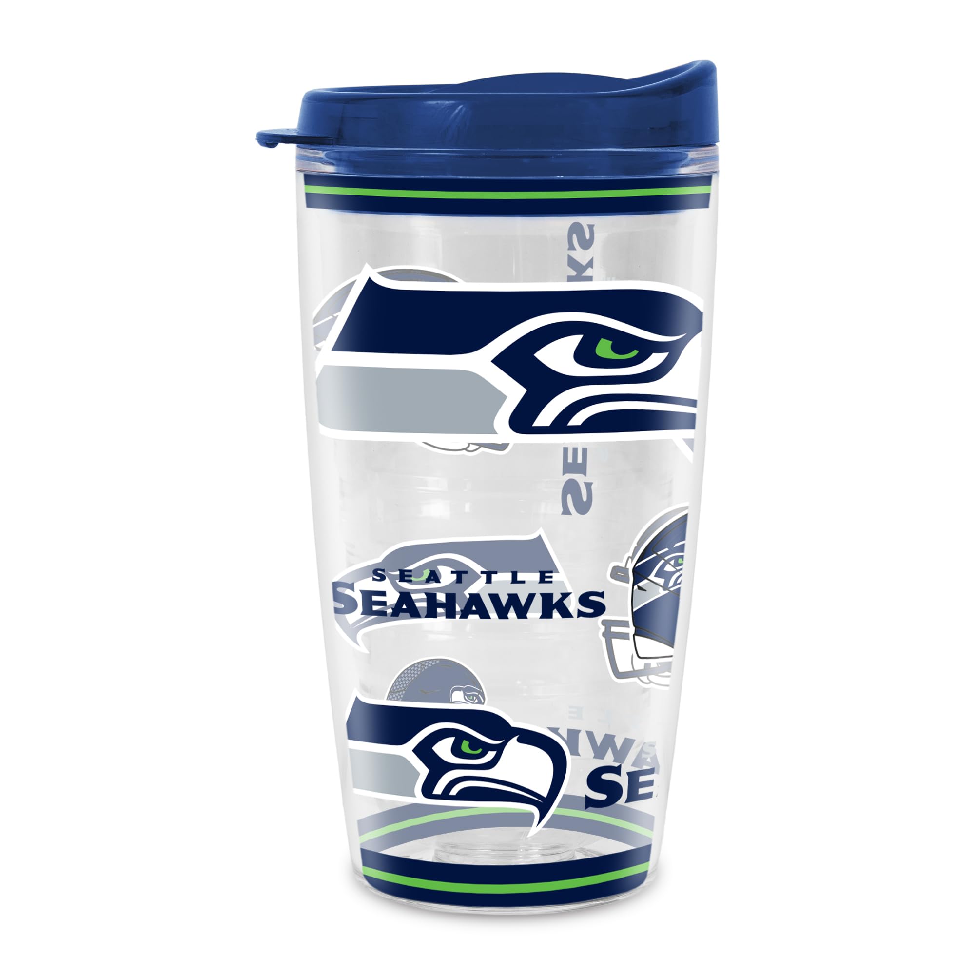 Rico Industries NFL Football Double Wall Mayhem 16oz Tritan Tumbler W Lid