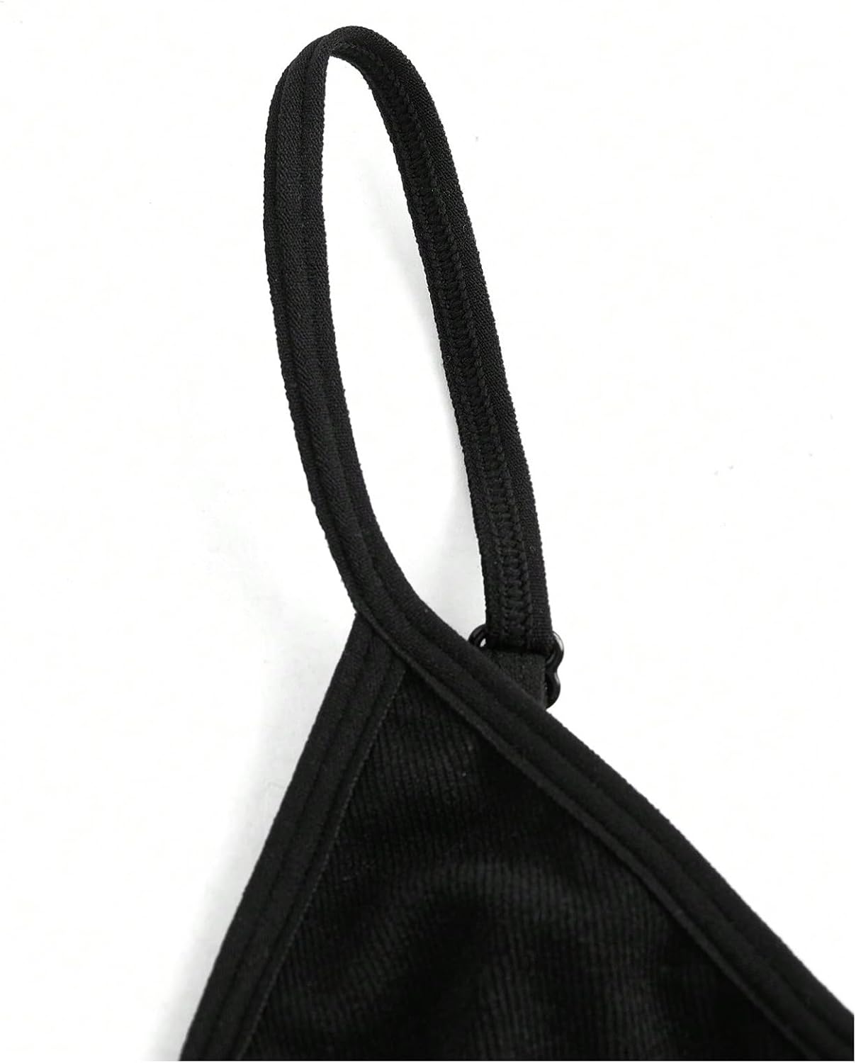 SweatyRocks Women's Triangle Bralette Plunge Bra V Neck Wireless No Padded Soft Comfortable Everyday Sleep Bras - Image 4