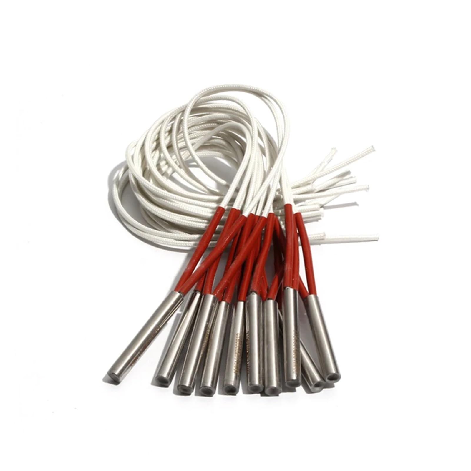 Elemento a cartuccia di riscaldamento, 5 pezzi, 9,5 mm, diametro 25 ~ 35 mm, lunghezza cartuccia riscaldamento 110/220/380 V, tubo cilindrico 304SUS 70/80/85/90/100 W, parte elettrica (380 V, 70 W