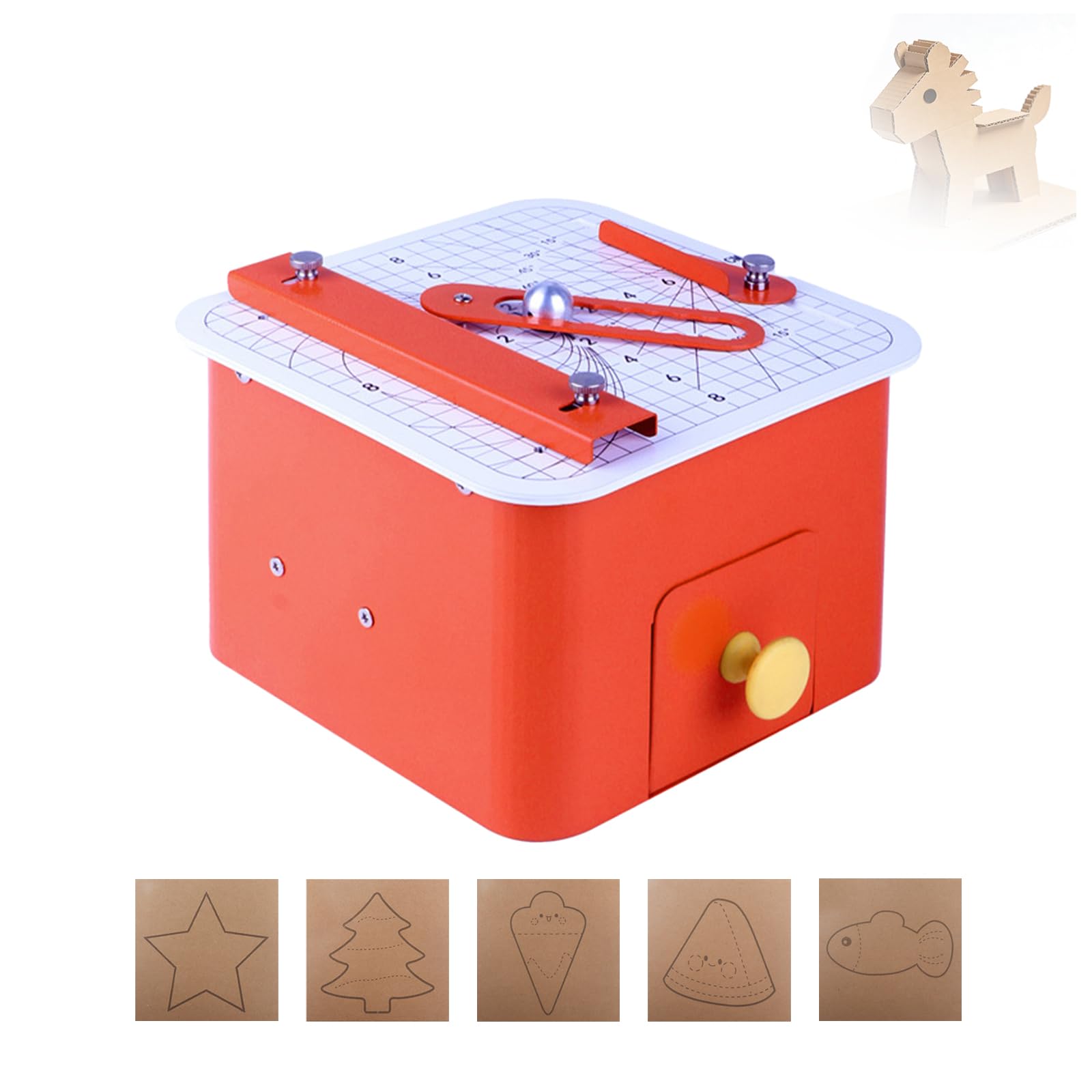 Cortador de cartón eléctrico para niños - Seguro, 15 V, 50 W para Manualidades y construcción, Ideal para niños a Partir de 4 años.