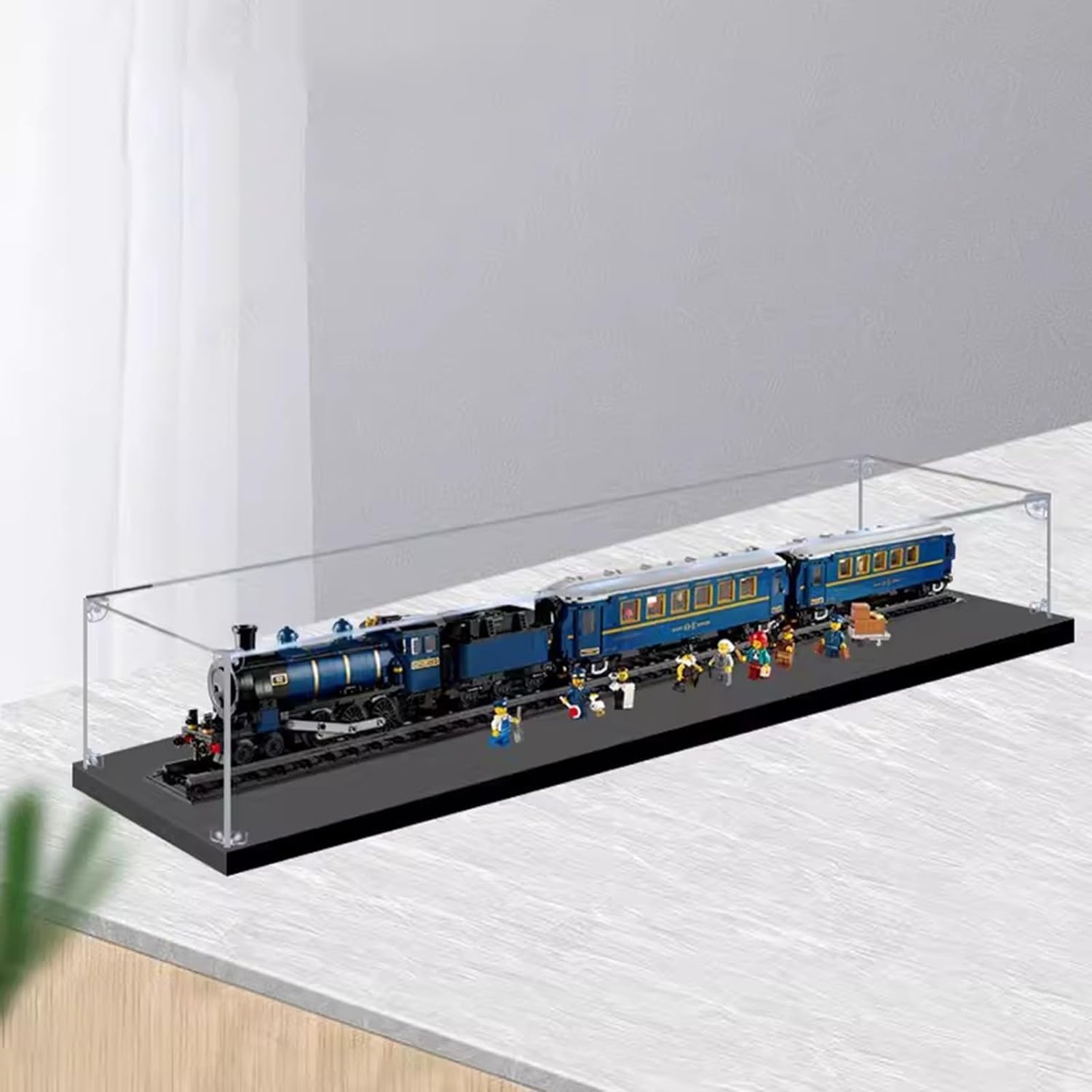 Acryl Vitrine Kompatibel Mit 21344 Orient Express, Schaukasten Showcase Staubdichte Display Case für 21344 - Nicht Enthalten Modellbausatz