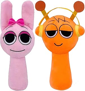 Fit for Sprunki Plush Toys, 8 Inch Soft Stuffed Plushies for Boys & Girls, Cute Sprunky Game Inspired Plush Doll, Fun Birthday Gift (Standard Edition) (2Ps) (Star Wars Edition)