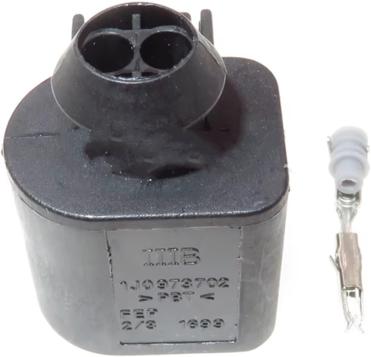 Ignition Coil Plug Compatible With VW For EOS For Golf 1J0973802 1.5mm 2 Pin Male Female Auto Sensor Plug Ignition Coil Connector(Female connector)