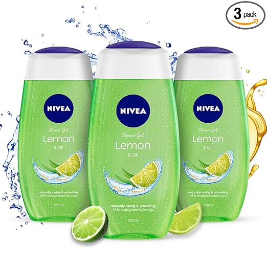 Nivea Lemon and Oil Shower Gel, 250ml (Pack of 3) at Rs. 337