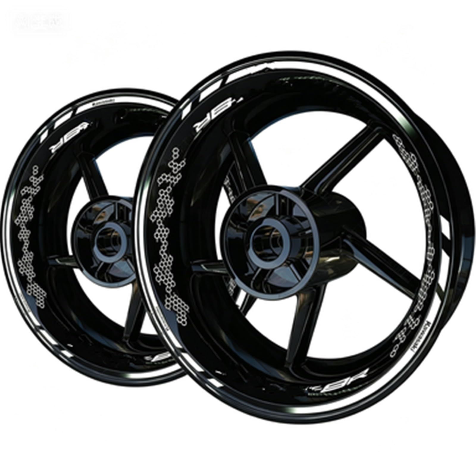 Motorcycle Reflective Wheel Rim Stripe Decal for Kawasaki for Ninja for ZX-9R