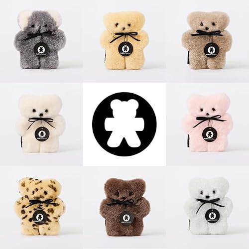 Miniatura 6 de Baby Latte - Oso de peluche (100% piel de oveja australiana)