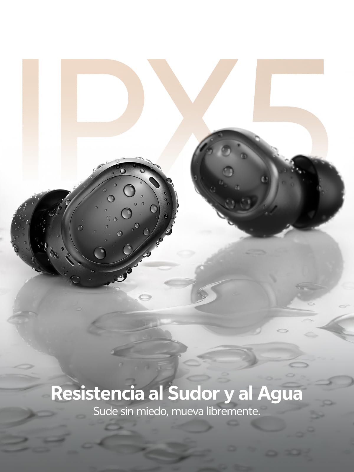 QCY MeloBuds A30 Auriculares Inalámbricos,Auriculares con Cancelación Activa de Ruido Adaptativa, 60dB ANC Hi-Res Audio Bluetooth 6.0 Auriculares, 8 Micrófonos ENC Clear Call Ear Buds,50 Horas,IPX5