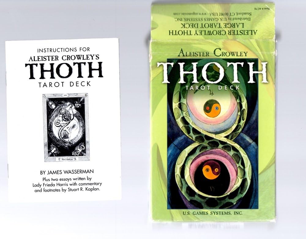 Aleister Crowley Thoth Tarot Large 正規品 Aleister Crowley's Thoth Tarot Deck (large) | Amazon.com.br
