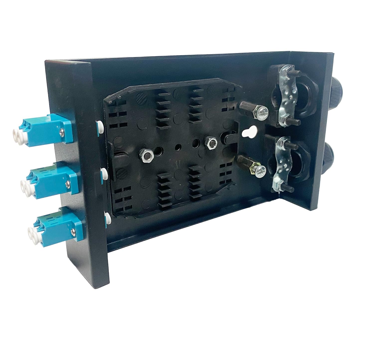 Amazon.com: Fiber Optic Wall Mount Box with LC Couplers for Single