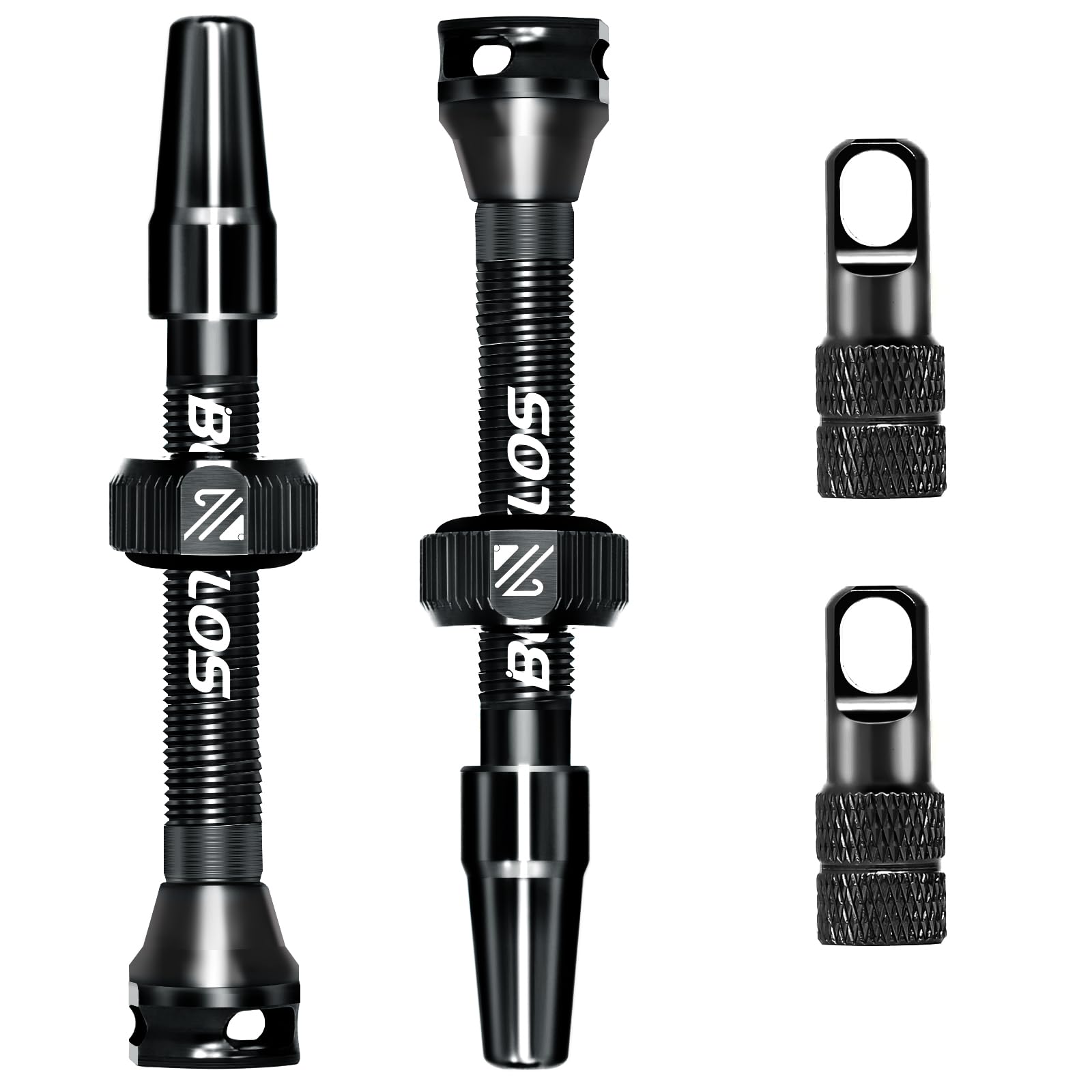 AEYINO Presta Valve Tubeless Stem 44 mm, Valve Stem Kit with Valve Core Removal Tool for Road Bike/Mountain Bike/MTB, Fit Most Bicycle Rims, Super Light Durable Aluminum Stem Colorful — image 1