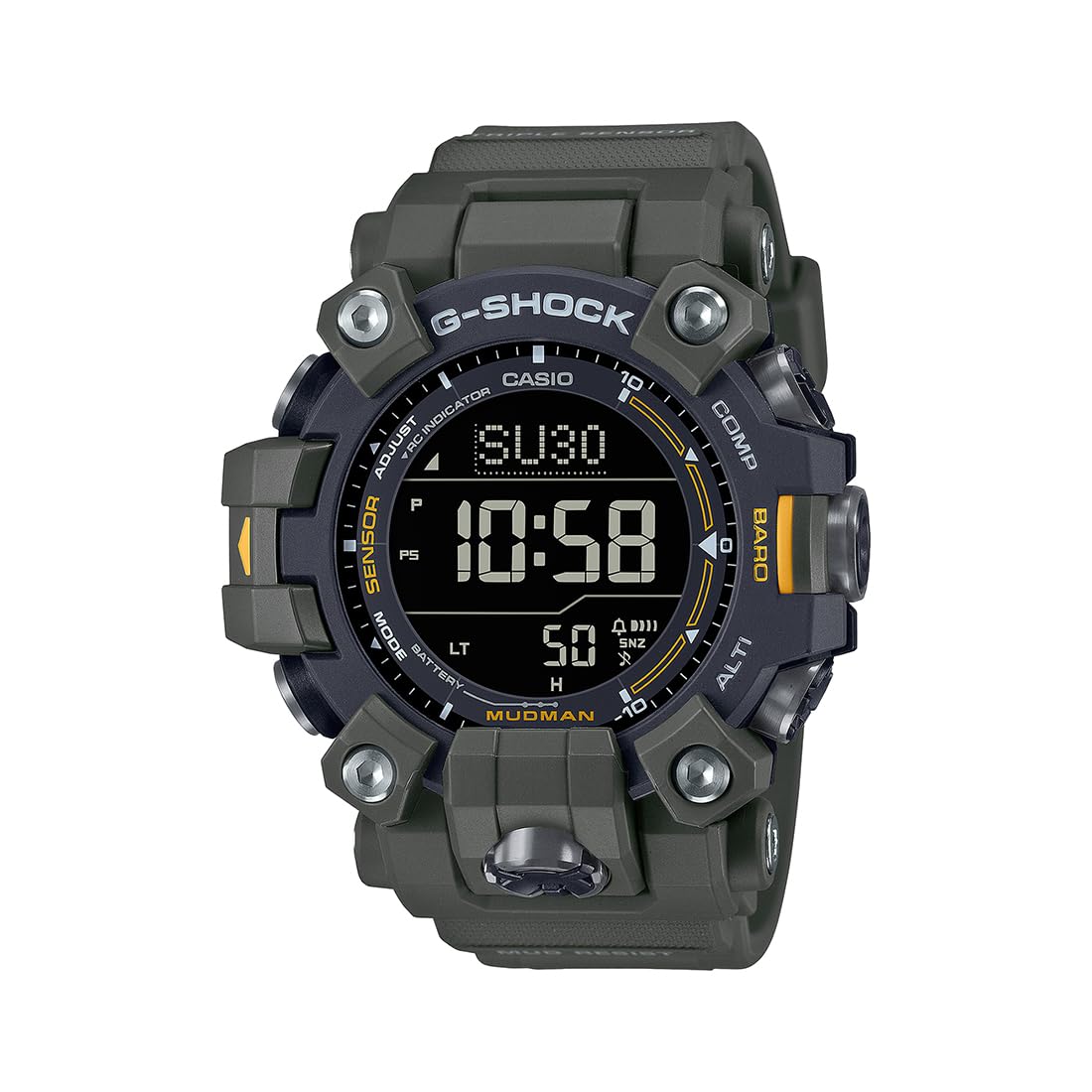Casio G-Shock GW-9500-3DR Digital Dial Military Green Resin Strap 
