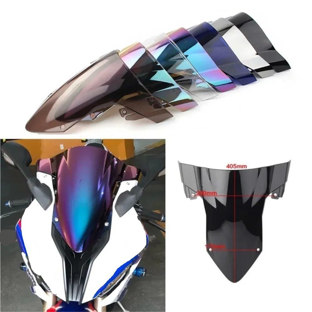 Parabrezza per moto Parabrezza A Doppia Bolla Per Moto Per S1000RR S 1000RR 1000 RR 2019 2020 2021 2022 2023 Deflettore Protettivo