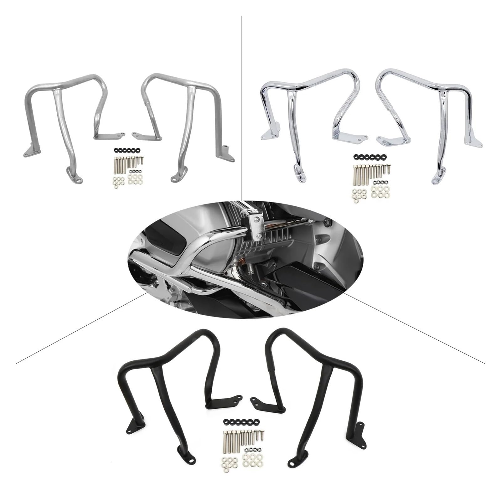 Moto Crashbar pour BMW R1250RT R 1250 RT 1250 pour R1250 2019 2020 2021 2022 2023 Barre De Protection Moteur Carénage Latéral Pare-Chocs Cylindre Moto Autoroute Crash Bars