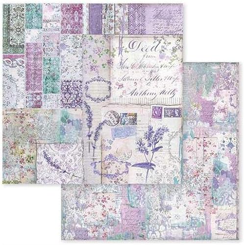 Miniatura 5 de STAMPERIA INTERNATIONAL, KFT PAPER PAD 8X8 10PK PROVENCE, 20.3 x 20.3 (8" x 8"), multicolor