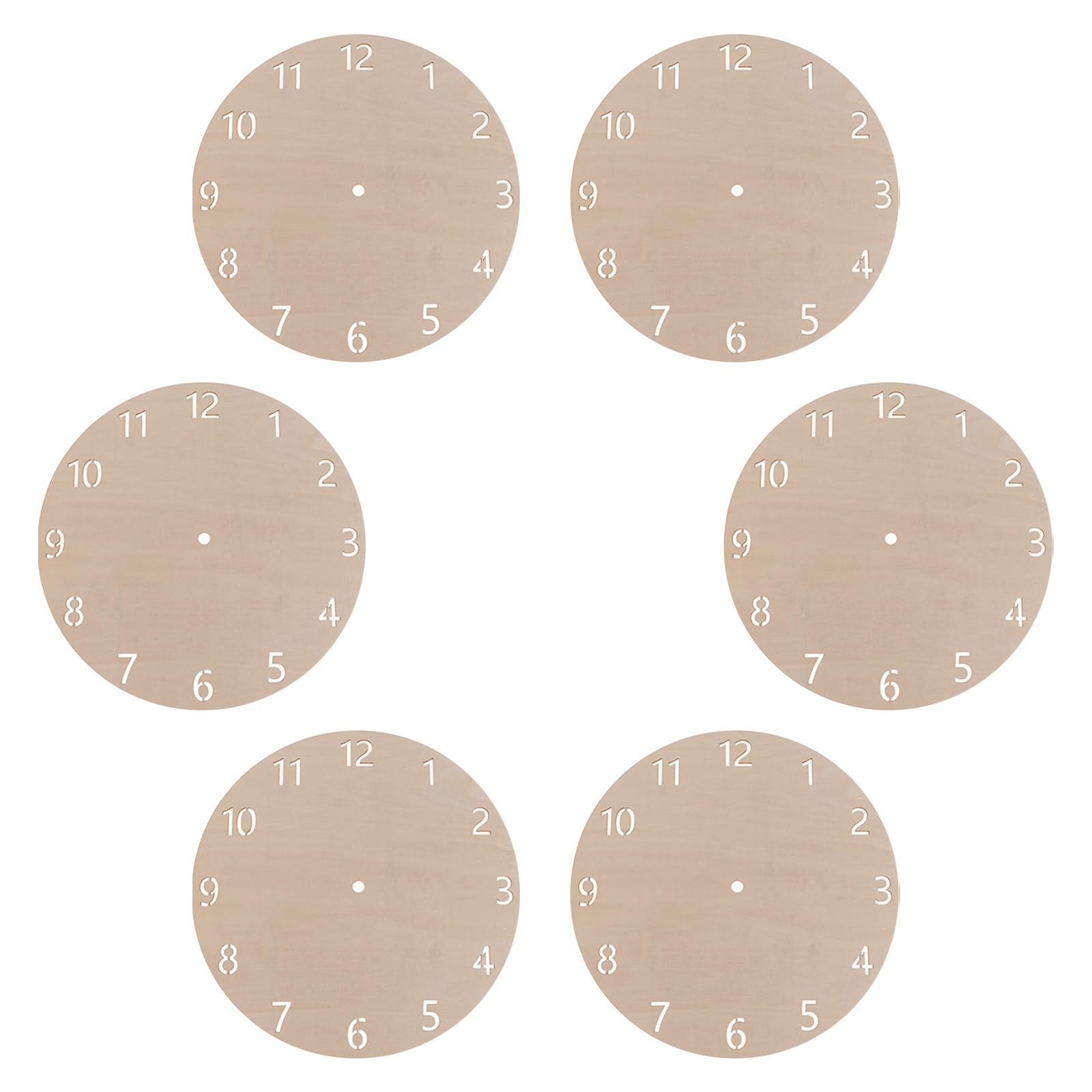 Kit para hacer relojes de madera redondos DOITOOL para manualidades fáciles en casa y oficina