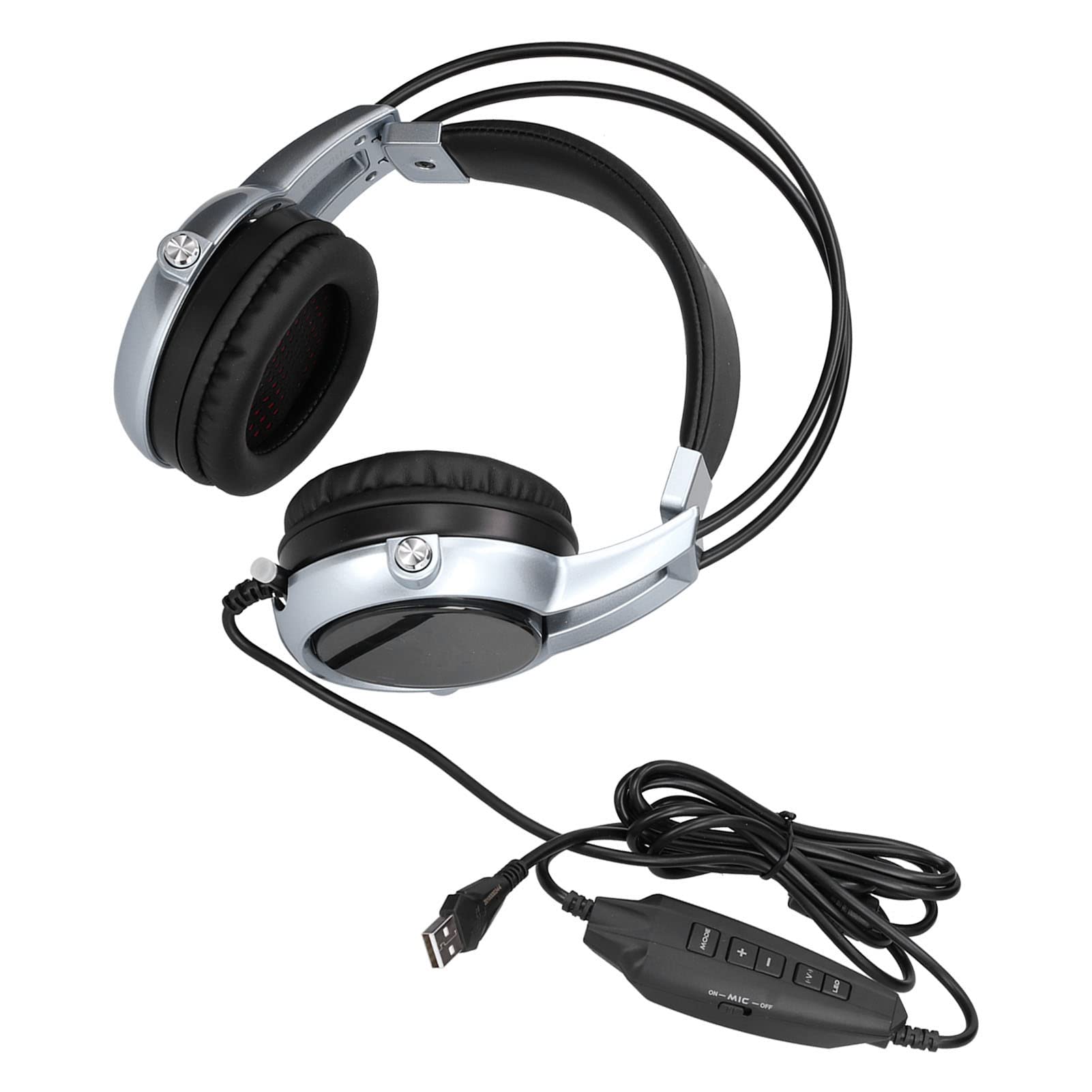Cocoarm Słuchawki Gamingowe PC 7.1 Virtual Surround RGB Ergonomiczne (BLUE)