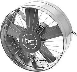 Ventilador/Exaustor Axial Industrial Bivolt 400Mm Grafite, Tron, Grafite