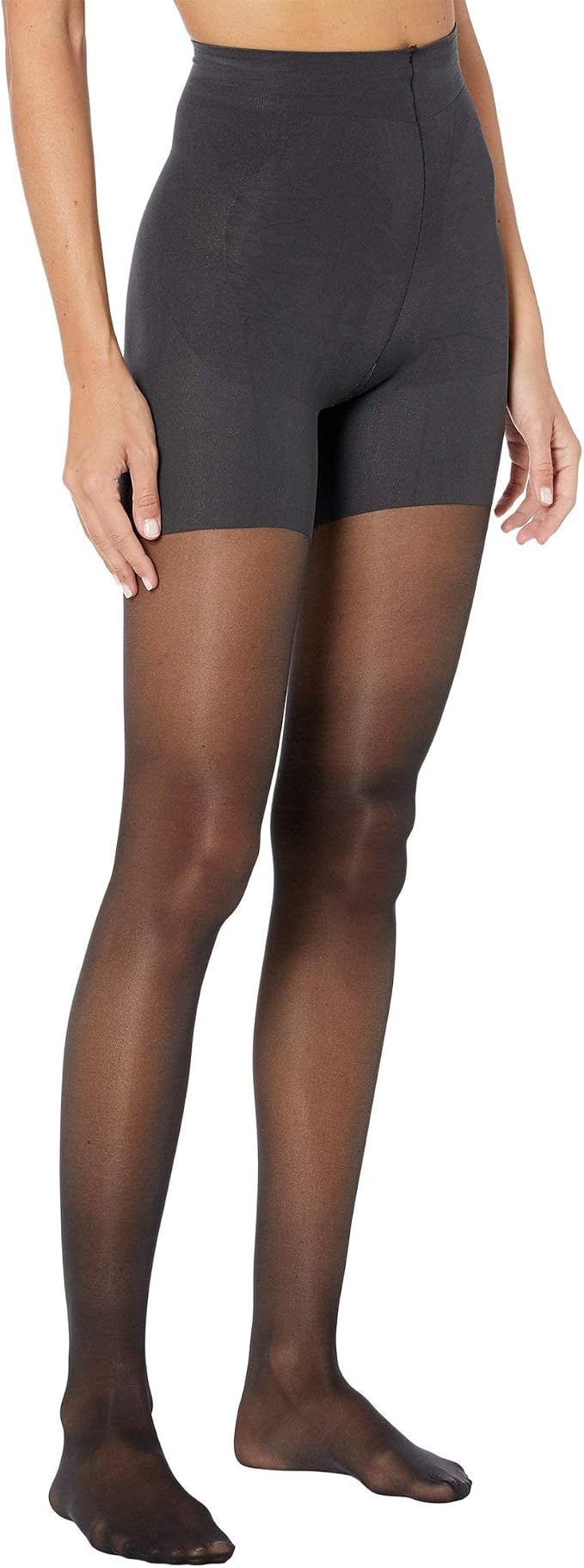 HUE womens Shaping Sheer Tights With 