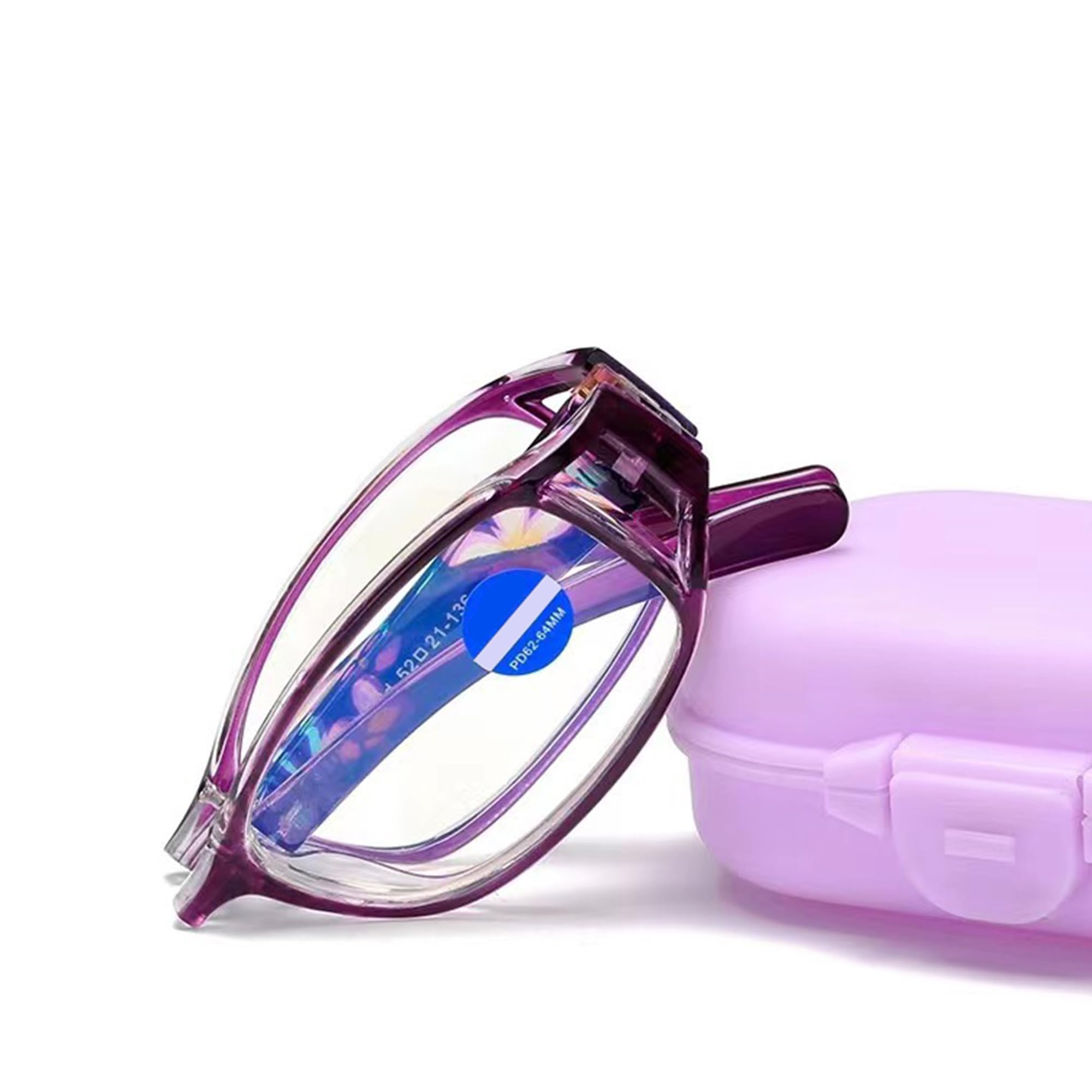 LensKandy Foldable Purple Full rim Reading glasses for Women | +2.00 | DRG24 (B0D1PDRY21) Amazon Price History, Amazon Price Tracker