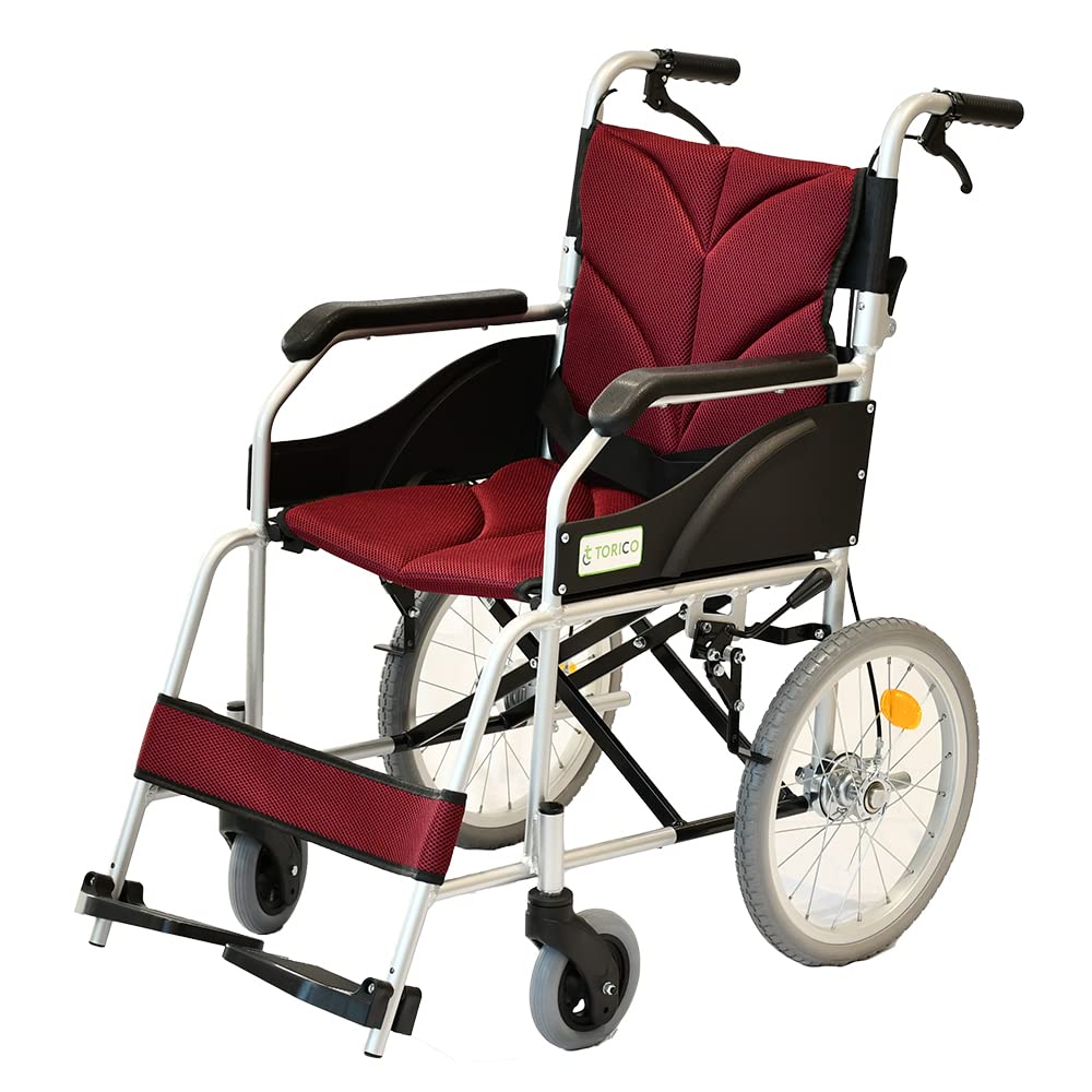 Amazon | TORICO アルミ製ドラムブレーキ車椅子 「よかセレクト 介助式