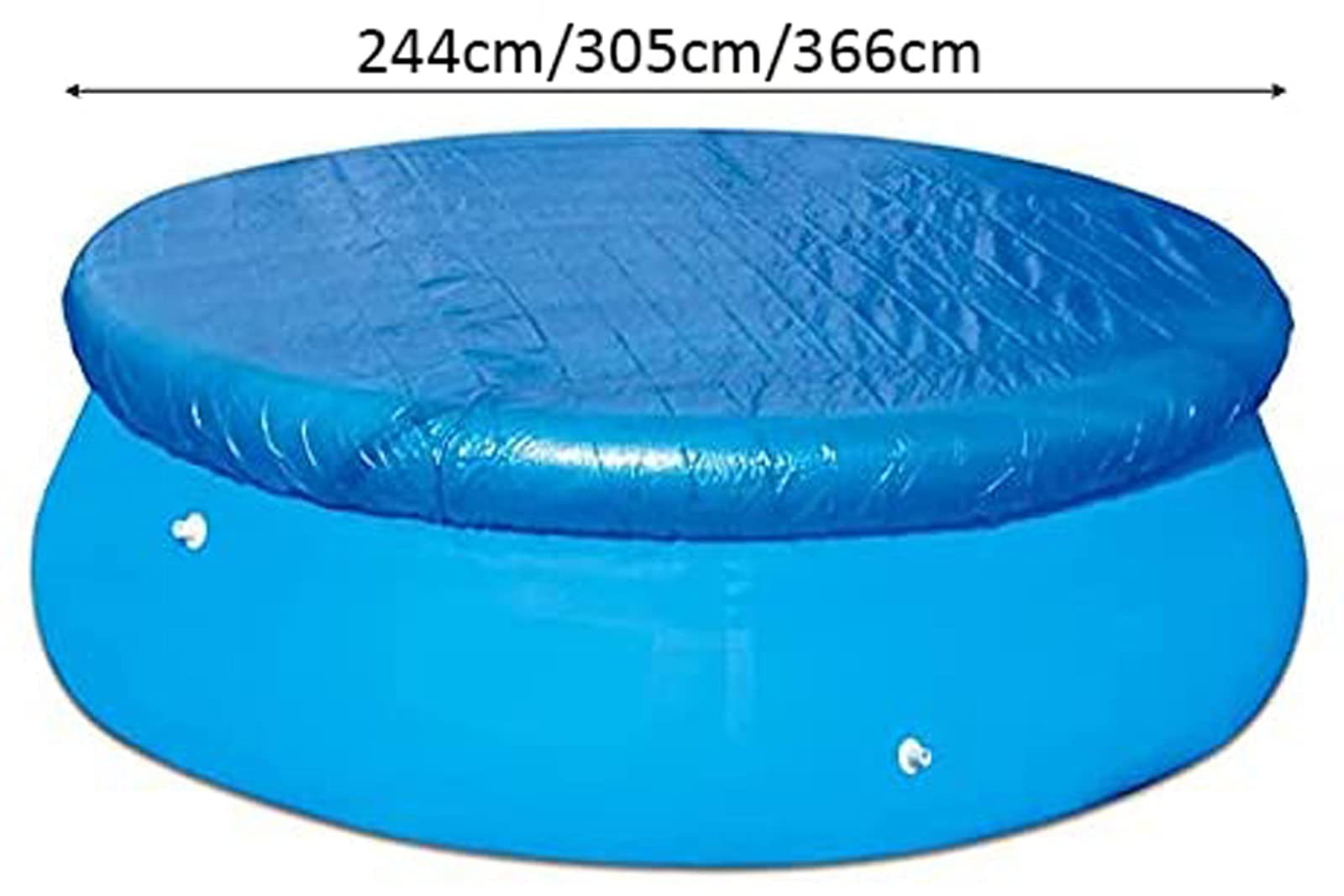 Osłona basenu, osłona basenu słonecznego wielokrotnego użytku, folia termoizolacyjna chroniąca przed promieniowaniem UV Osłona basenu Folia termoizolacyjna słoneczna (rozmiar: 305 cm)