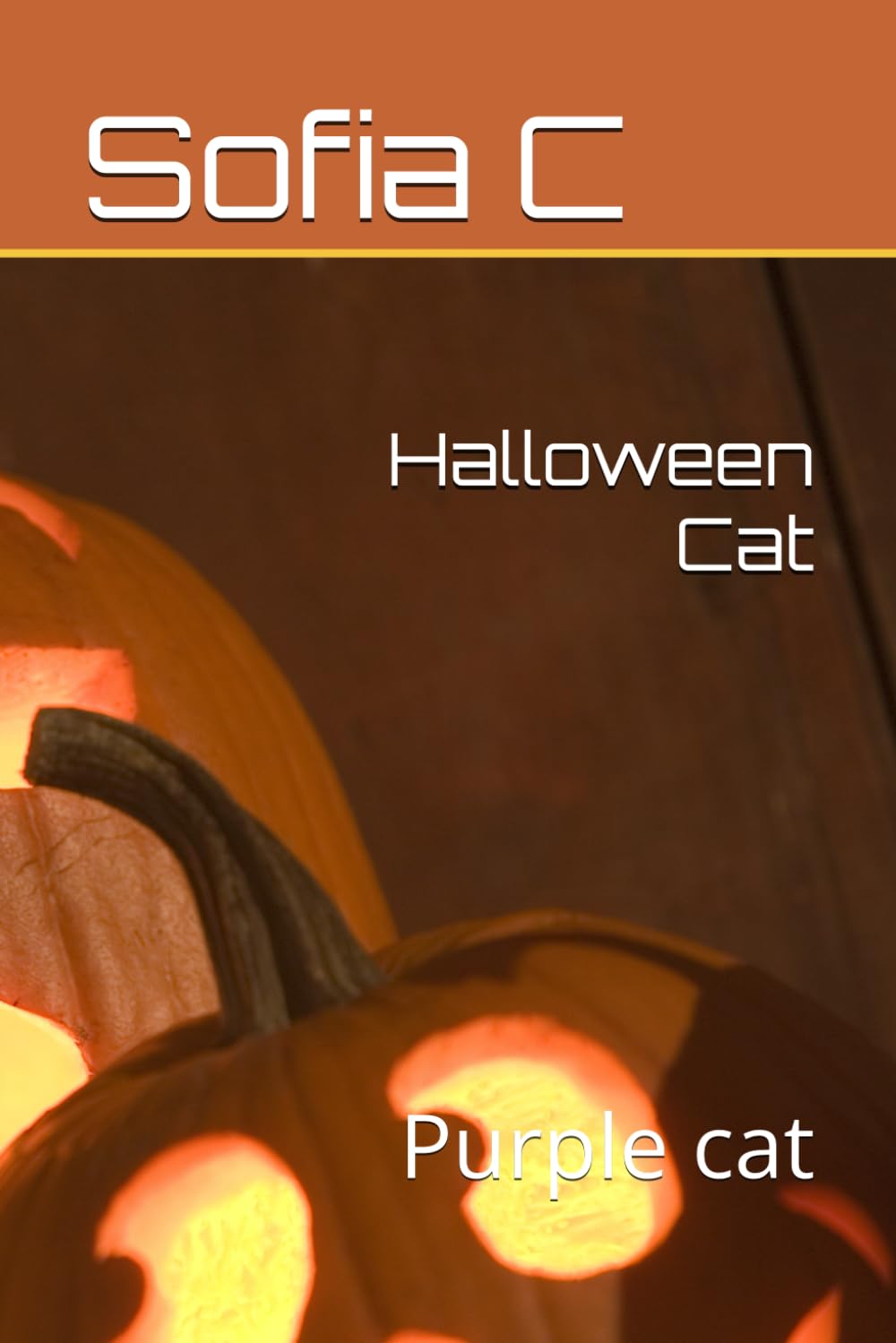 Halloween Cat: Purple cat