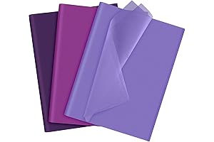 Vivid Purple Tissue Paper Sheets for Creative Delights