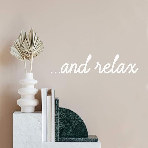 Calcomanía de vinilo para pared, 4 x 20 pulgadas, diseño motivacional para autoestima, para cuidado personal, baño, armario, espejo, boutique, salón