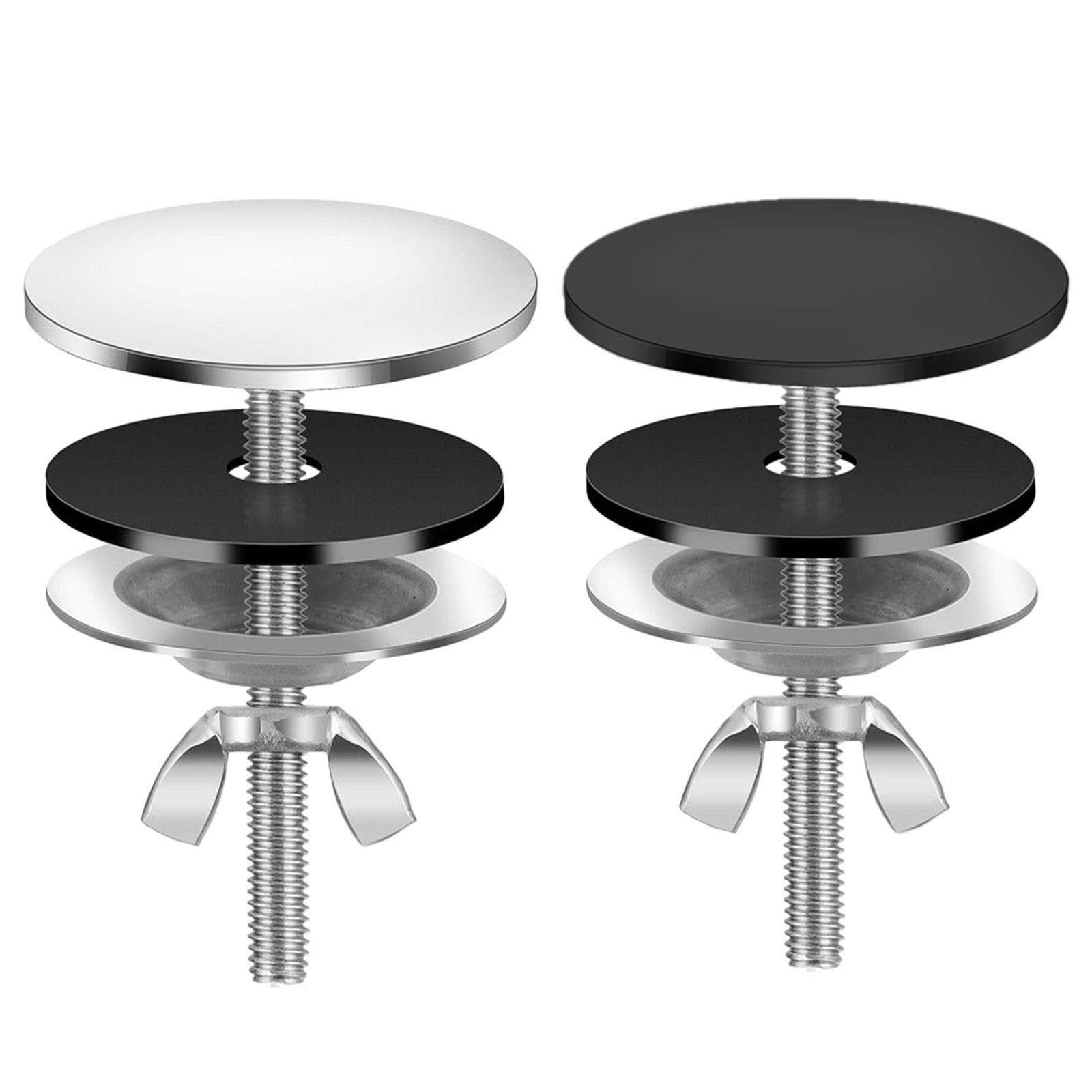 Coperchio Del Foro Del Rubinetto Del Lavandino Da 2 Pezzi, Coperchio Di Tenuta Antivegetativa E Antipolvere, Accessori Per La Decorazione Del Foro Del Rubinetto Del Lavandino.