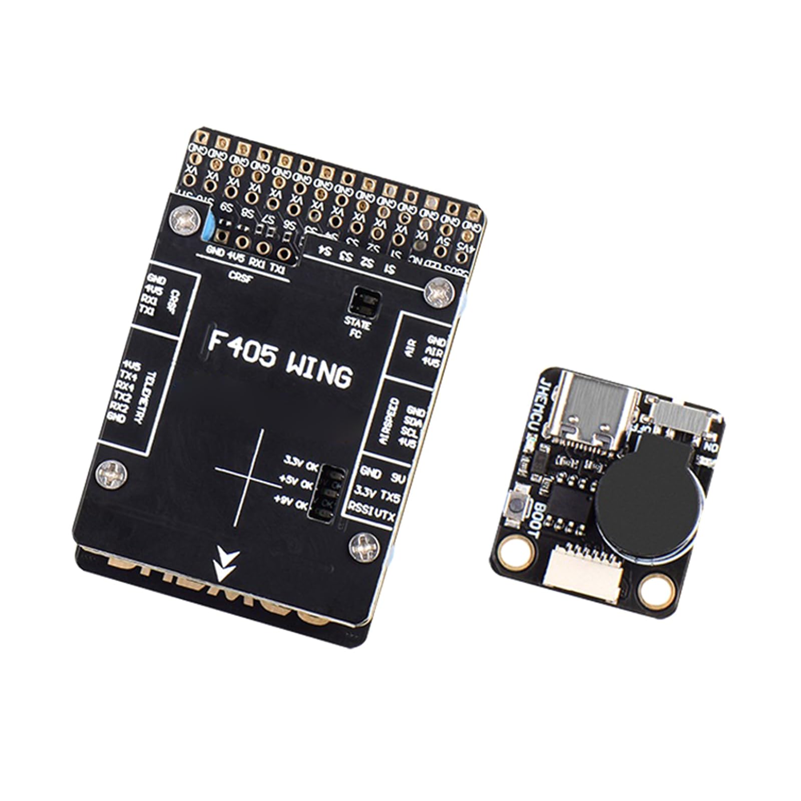 Flexible Flying Control Solution F405 Wing Flight Controlller Board für Fixed-Wing Modelle FPV-Drohnen mit INAV-Firmware Stabile Steuerung