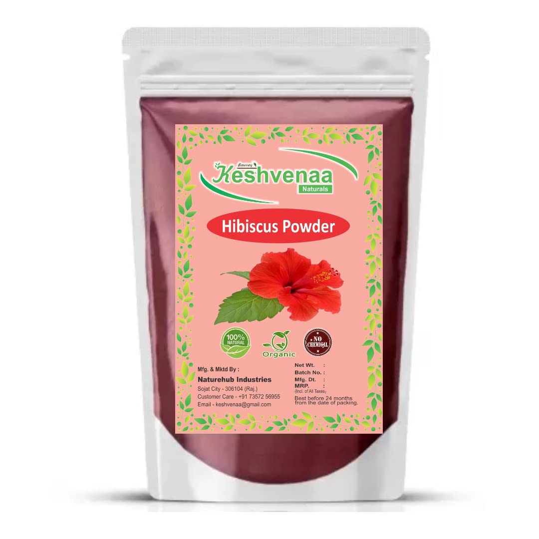 100% Pure and Organic Hibiscus Powder for Hair & Skin Care/Rosa-sinensis/gurhal powder/Juba Kusum Athonba/Dasavala/Chemparati/Cembarutti/Jaswand/Dosni Phool (100 gm)-picture-35