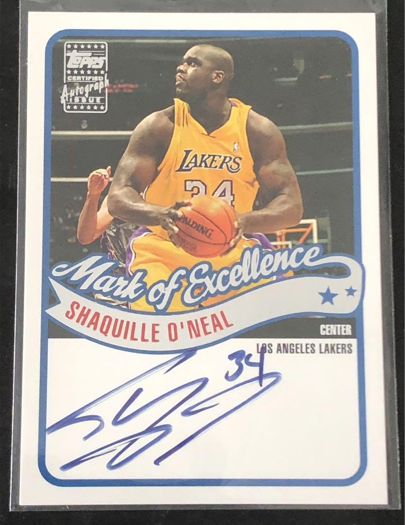 シャキール　オニール　サインカード　ジャージカード シャキールオニールサインカードジャージカード