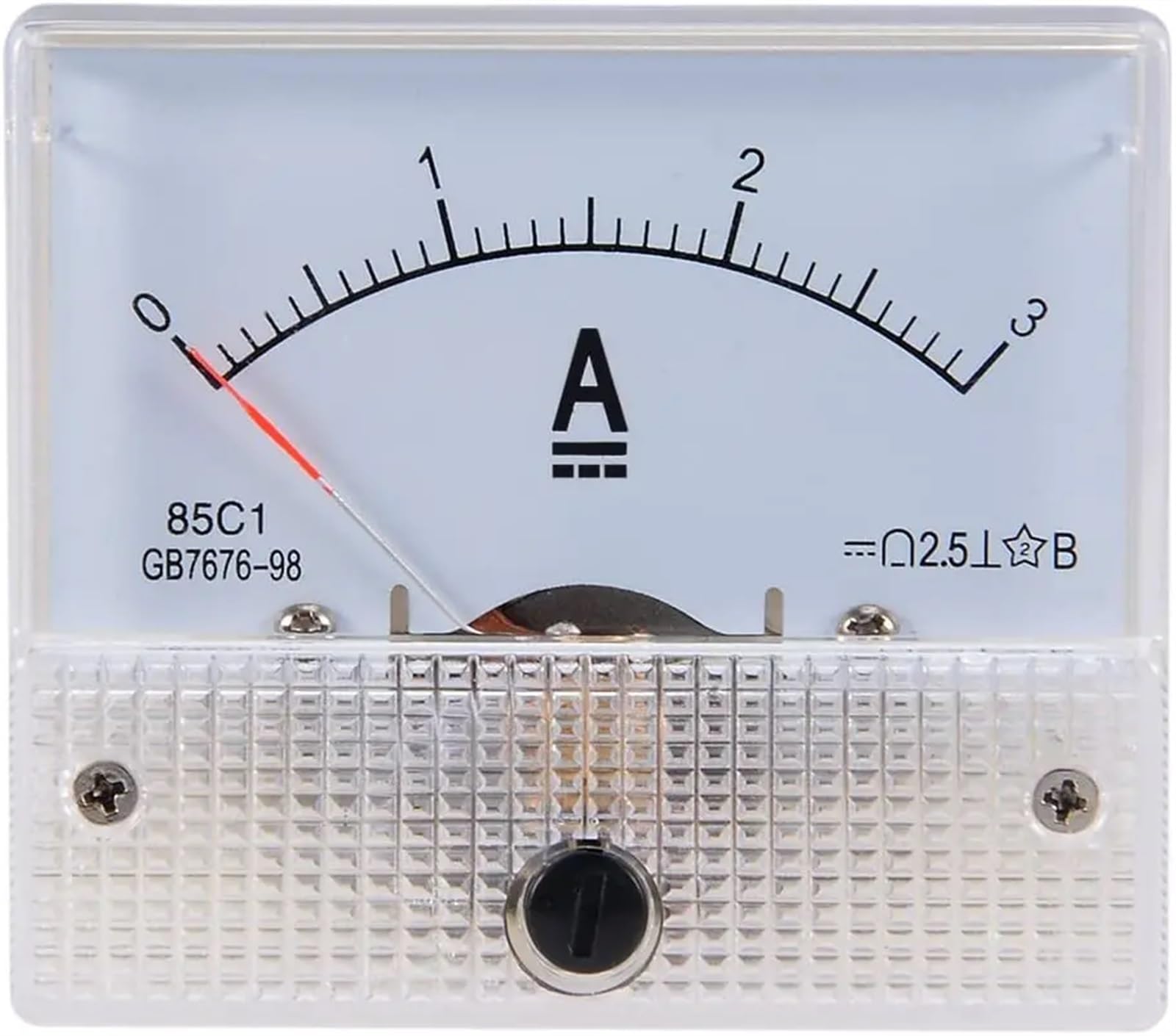 85C1 Misuratore di corrente analogico da pannello DC 1A2A3A5A10A20A30A 50A 100A Amperometro for test di circuito Carica batteria Ampere Tester Gauge 1 pz(30A)
