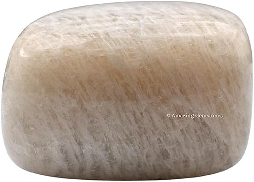 Miniatura 2 de Piedras pulidas de cristal de luna crema de 1 onza, piedras preciosas naturales para curación, cristales de bricolaje para protección