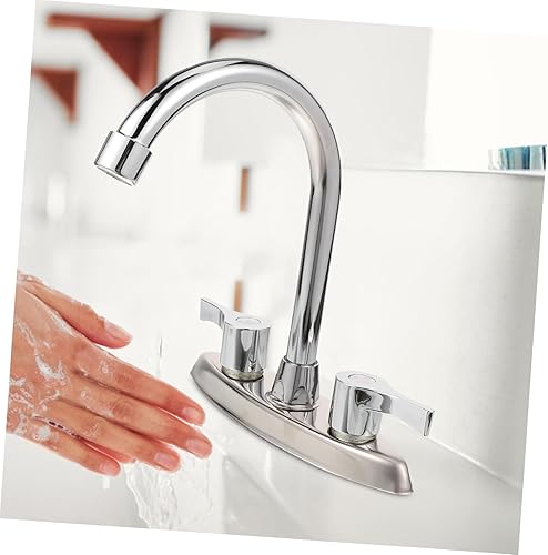 Miniatura 5 de Grifos de RV Grifo de agua de cocina para fregadero de cocina Grifo de bañera de lavandería Grifos de cocina para fregadero 3 agujeros caliente