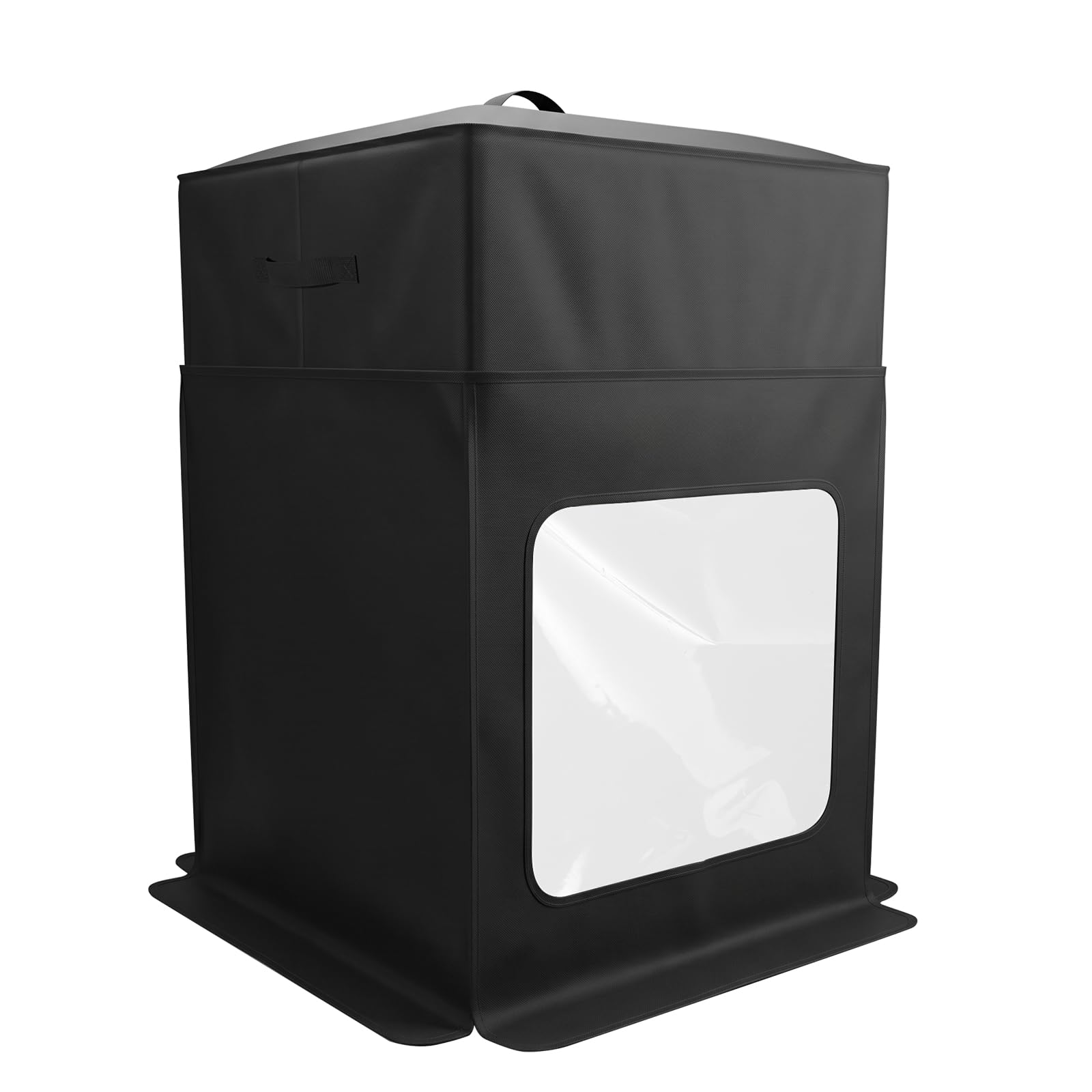 Upgrade copertura antipolvere per Bambu-Lab H2D: rivestimento nero rialzato, nastro adesivo antistatico e impermeabile, copertura trasparente per finestra per stampante 3D H2C/H2S