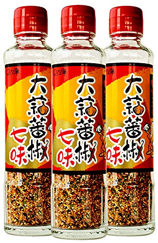大蒜蕃椒七味 90g×3本 (にんにく ばんしょう しちみ) ニンニク唐辛子七味 にんにくたっぷり (進化したトウガラシ) とうがらしとニンニク 調味料 早池峰 特選唐辛子