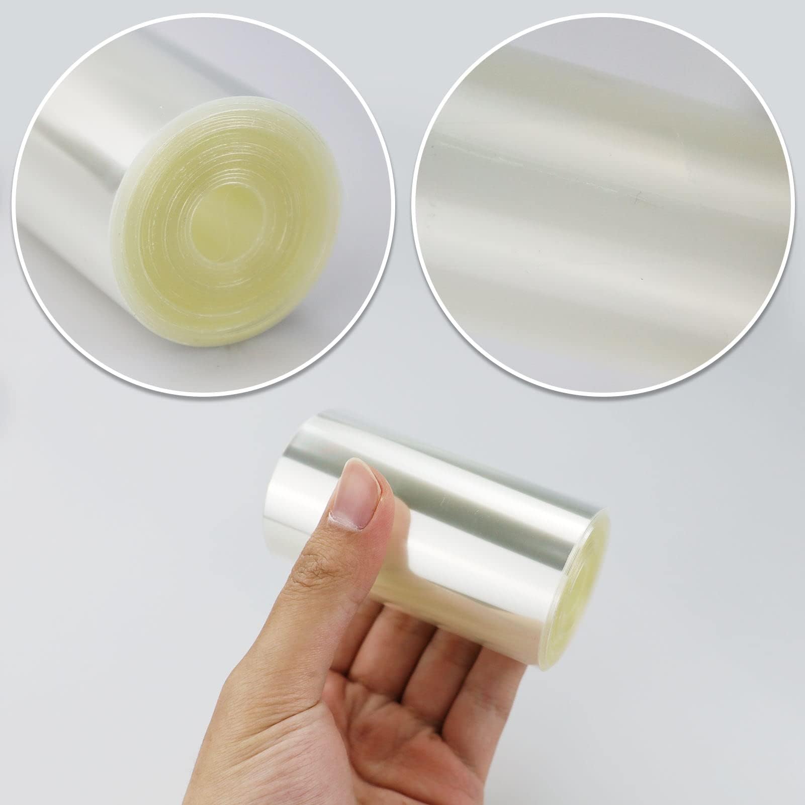 SOSPIRO Rotolo Di Acetato Per Torte - Collare Trasparente 20 Cm X 10 M - Per Mousse E Decorazioni - 2