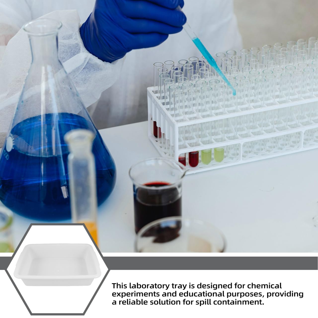 Garneck Kunststoffschale Zum Ordnen Auffangschale Für Verschüttete Flüssigkeiten Flache Schale Für Chemielabore Trimmschale Zur Aufbewahrung Mehrzweckschale Experimente Und Unterrichts