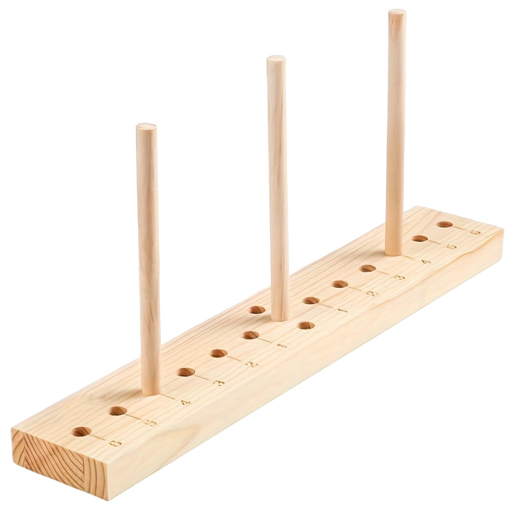 Herramienta para hacer lazos de madera con varillas para crear cintas artesanales y coronas