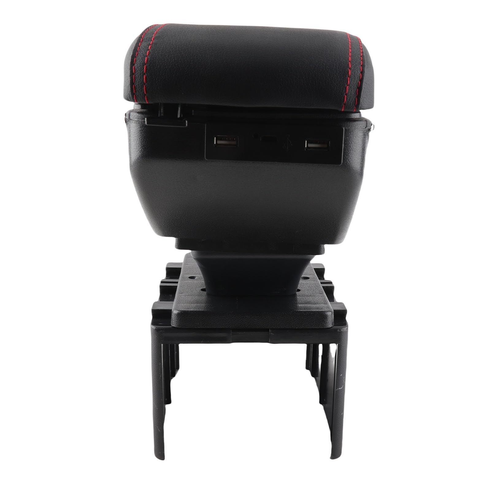 LiebeWH Uniwersalny Organizer na konsolę środkową Samochodu, Regulowany Podłokietnik ABS z Portem USB, Dodatkowy Schowek 210 X 185 X 120 Mm dla Kierowców Ciężarówek SUV Sedan Codzienne Dojazdy do